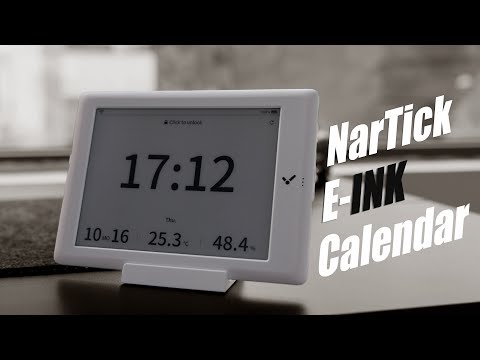 NarTick AI E Ink Calendar Experience: A Delightful Desktop Smart &#039;Deco&#039; For Praticial Uses